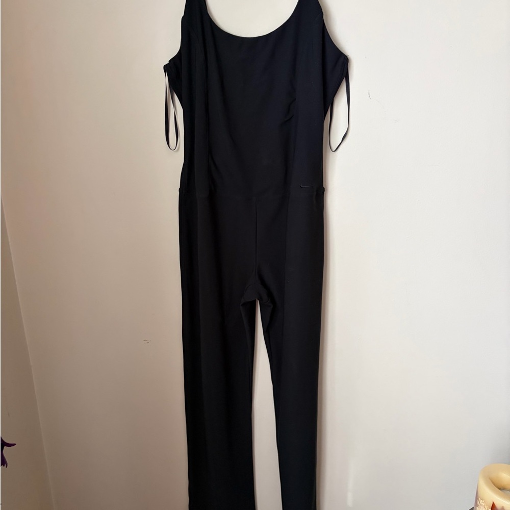 Nike Dri Fit Large Black Stretch Bodysuit Workout Outfit